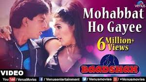 Mohabbat Ho Gayee Full Video Song | Baadshah | Shahrukh Khan, Twinkle Khanna | Abhijeet & Alka