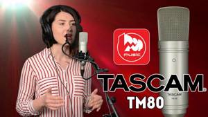 TASCAM TM-80 - дешевый студийный микрофон для записи вокала