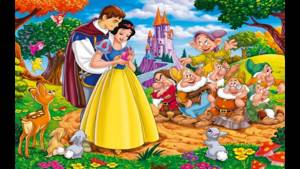 Сказка на английском языке Белоснежка и семь гномов. English fairy tale Snow White.
