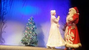 Реп Песенка Снегурочки Снеговика и Деда Мороза, Даша в театре кукол