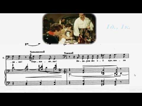 Чайковский, Пиковая дама, сцена и баллада Томского из 1-го действия, ноты