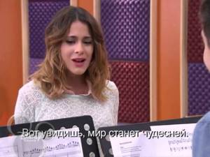 Виолетта и Федерико поют "Algo se enciende" (2 сезон 77 серия)