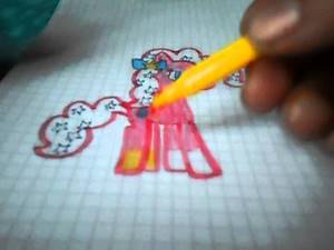 Как нарисовать пони Пинки Пай Рейнбоу рок!