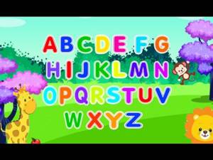 English Alphabet for kids. Song // Песенка английский алфавит для малышей.