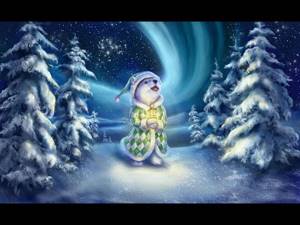 Новогодняя детская песня  "Белые снежинки"