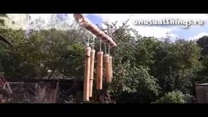 Музыка ветра или ветряные колокольчики (мельницы) из бамбука своими руками