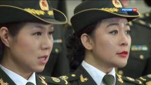 "Священная война". Поют китайские военные (Хор НОАК)