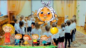 Хореография в детском саду - танец колобок