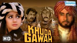 Khuda Gawah (HD) -  Hindi Full Movie in 15 mins - Amitabh Bachchan - Sridevi - Nagarjuna - Danny