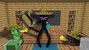 Monster School: Dancing - Minecraft Animation