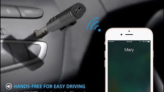 Universal 3.5mm jack Bluetooth Car Kit Hands free Music Audio Receiver Adapter Auto AUX