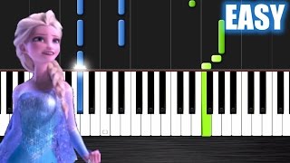 Let It Go (Frozen) - EASY Piano Tutorial by PlutaX