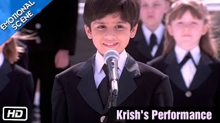 Krish's Performance - Emotional Scene - Kabhi Khushi Kabhie Gham - Kajol, Shahrukh Khan