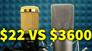 $22 MICROPHONE VS $3600 MICROPHONE | Andrew Huang