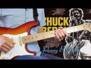 Chuck Berry Johnny B Goode урок на гитаре + табы