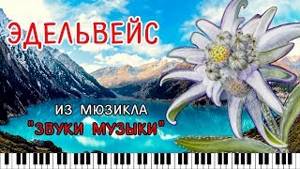 Мюзикл «Звуки музыки»  - Эдельвейс/ Красивая мелодия на пианино