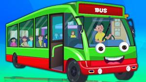 Колеса на автобусе | дошкольные песни | детские стихи | Nursery Song | The Wheels On The Bus