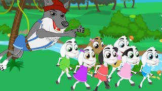 Волк и семеро козлят сказка для детей, анимация и мультик