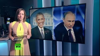 «Демократия» vs «диктатура»: Путин и Обама подвели итоги года