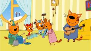 Три кота | Музыкальные инструменты | Серия 73 | Мультфильмы для детей
