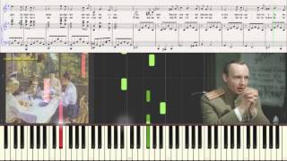 Белой акации гроздья душистые - Романс (Ноты и Видеоурок для фортепиано) (piano cover)