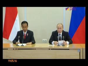 Президенты России и Индонезии встретились в Сочи
