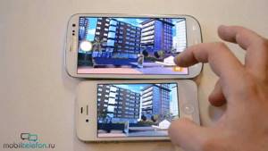 Samsung Galaxy S 3 vs iPhone 4S: скорость (speed comparison)
