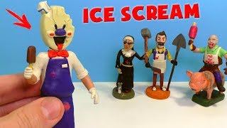 Лепим МОРОЖЕНЩИКА из игры Ice Scream