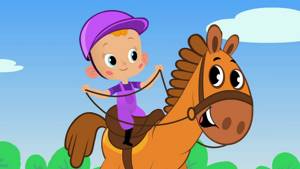 Привет, Малыш! Про лошадку - Развивающий мультфильм и песенка - Новая серия!