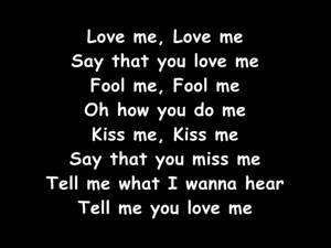 Love me - Justin Bieber Lyrics