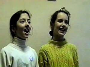 1997 год, 6Д класс, репетиция новогоднего "огонька"