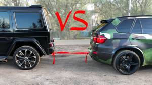 ГЕЛИК vs. BMW X5M - кто кого перетянет?