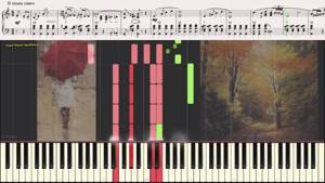 Дождь идёт (Танго) (Ноты и Видеоурок для фортепиано) (piano cover)