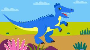 ДИНОЗАВР - Детская песня мультфильм про динозавра