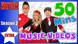 50 Minute Music Video Playlist | KIDS IMAGINE NATION