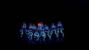 Невероятное световое шоу Dubstep dance