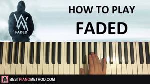 HOW TO PLAY - Alan Walker - Faded (Piano Tutorial Lesson)