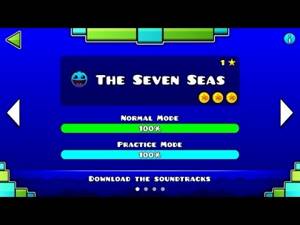 Geometry Dash Meltdown: “The Seven Seas” 100% Complete [All Coins] | GuitarHeroStyles