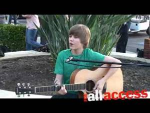 Justin Bieber - "One Time" Live!