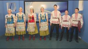 Гости студии участники ансамбля народной песни "Васiлiнка" сш №6