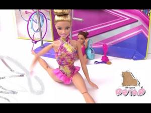 Барби Гимнаcтка Barbie Ribbon Gymnast Кукла Барби Мультик. Играем в Куклы Барби. Игрушки для Девочек