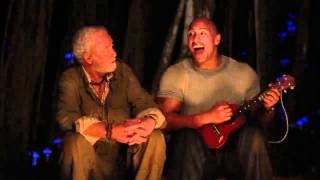 THE ROCK SINGING - WHAT A WONDERFUL WORLD IN JOURNEY 2 THE MYSTERIOUS ISLAND -720p BluRay