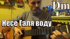 "Несе Галя воду", как играть Украинские народные на гитаре,