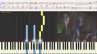 The Corpse Bride (Труп невесты) - Danny Elfman (Ноты и Видеоурок для фортепиано) (piano cover)