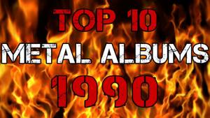TOP 10 METAL ALBUMS 1990 | Топ-10 метал-альбомов 1990 года + история метала '90