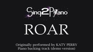 ROAR (Piano Karaoke Version) Katy Perry