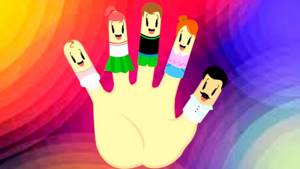 Английская песенка про Семью пальцев - Finger Family! Песенки на английском - Английский для детей