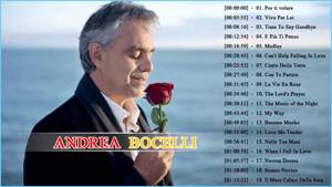 Andrea Bocelli Greatest Hits 2018   Best Andrea Bocelli Songs of All Time