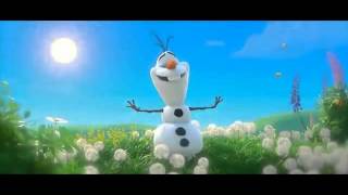 Снеговик Олаф и его песня про лето из м/ф "Холодное сердце". :-)