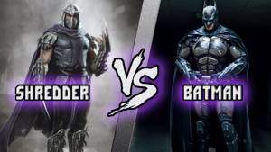 Шреддер vs Бэтмен / Shredder (TMNT) vs Batman (DC)